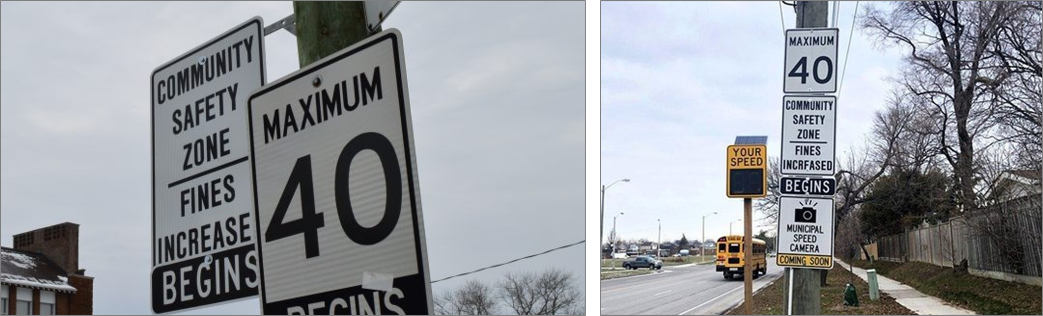 Image of unpaved shoulder

                                             Image of pedestrian cross-walk
                                             