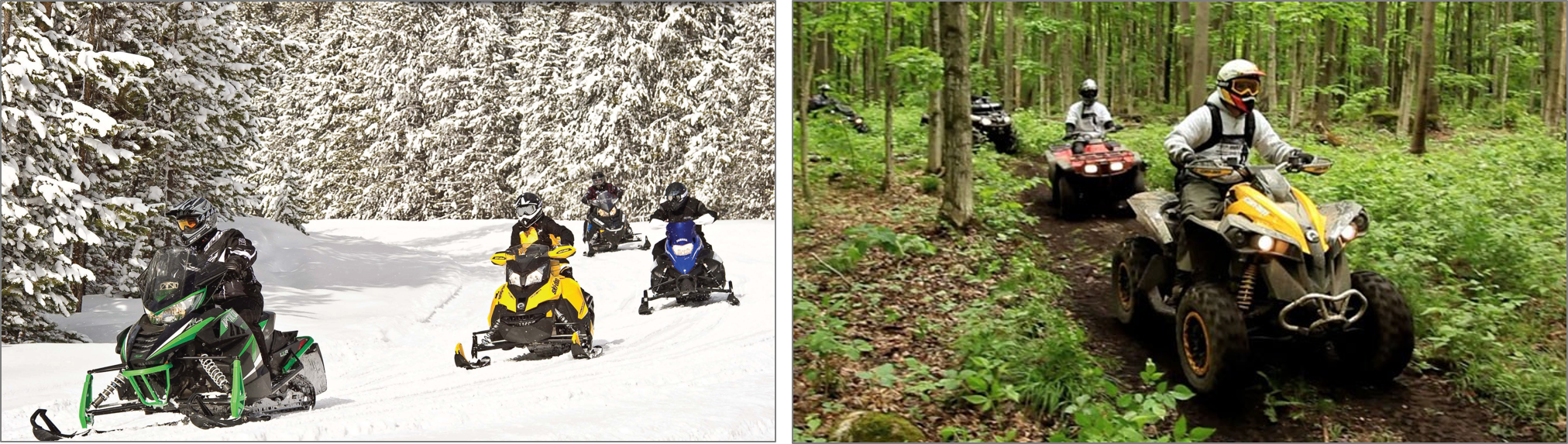 Image of before and after of an unpaved gravel road. 